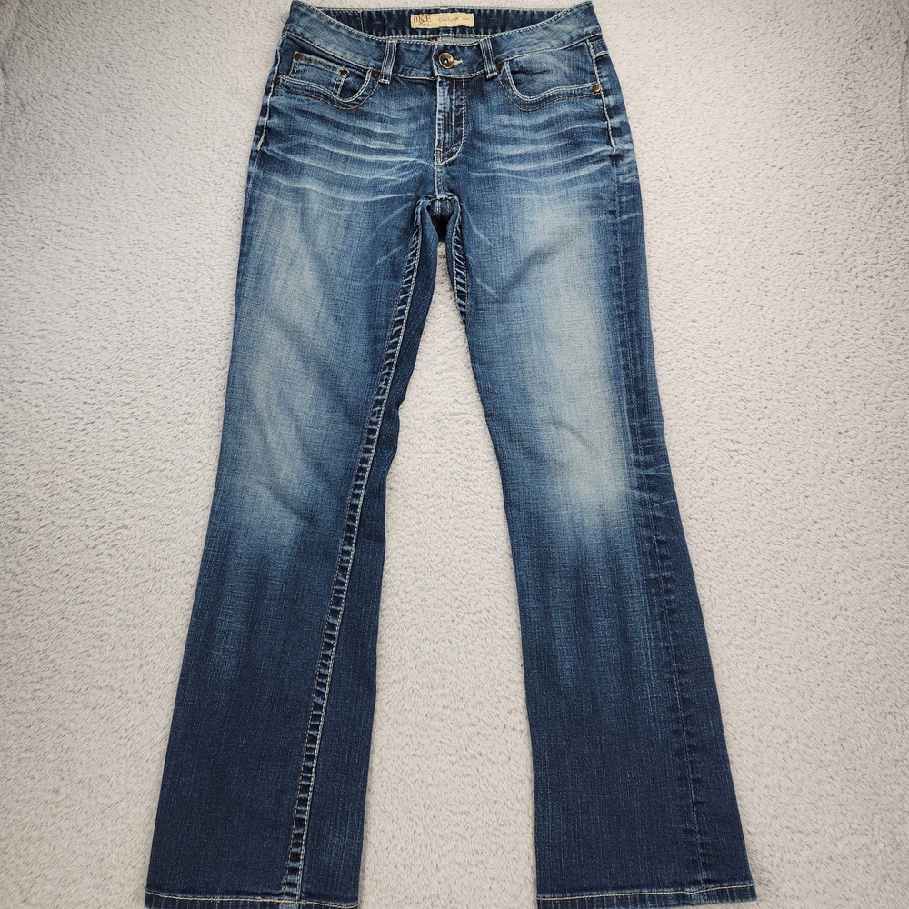 BKE Culture Boot Jeans Womens 32x31.5 Medium Wash Low Rise Bootcut Stretch Denim